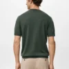 Fein gestricktes T-Shirt aus Baumwolle