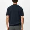 Fein gestricktes T-Shirt aus Baumwolle Fein gestricktes T-Shirt aus Baumwolle