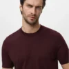 Fein gestricktes T-Shirt aus Baumwolle Fein gestricktes T-Shirt aus Baumwolle