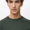 Fein gestricktes T-Shirt aus Baumwolle