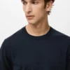 Fein gestricktes T-Shirt aus Baumwolle Fein gestricktes T-Shirt aus Baumwolle