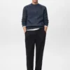Feinstrickpullover aus Wollmischung