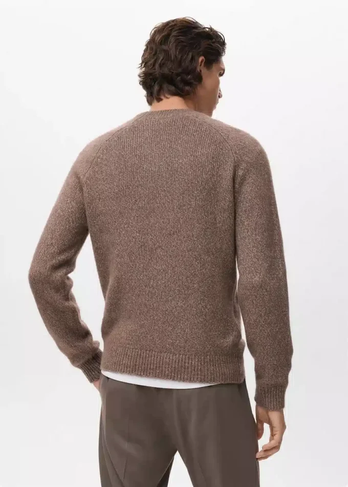 Feinstrickpullover aus Wollmischung
