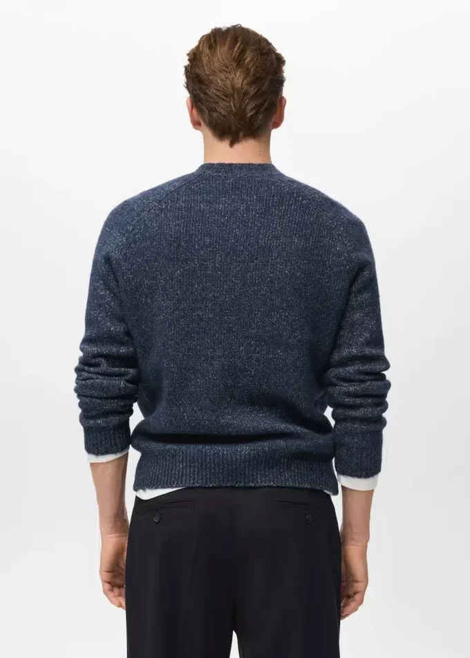 Feinstrickpullover aus Wollmischung