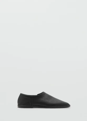 Flache Lederschuhe