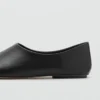 Flache Lederschuhe