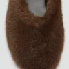 Flache Schuhe mit Felloptik