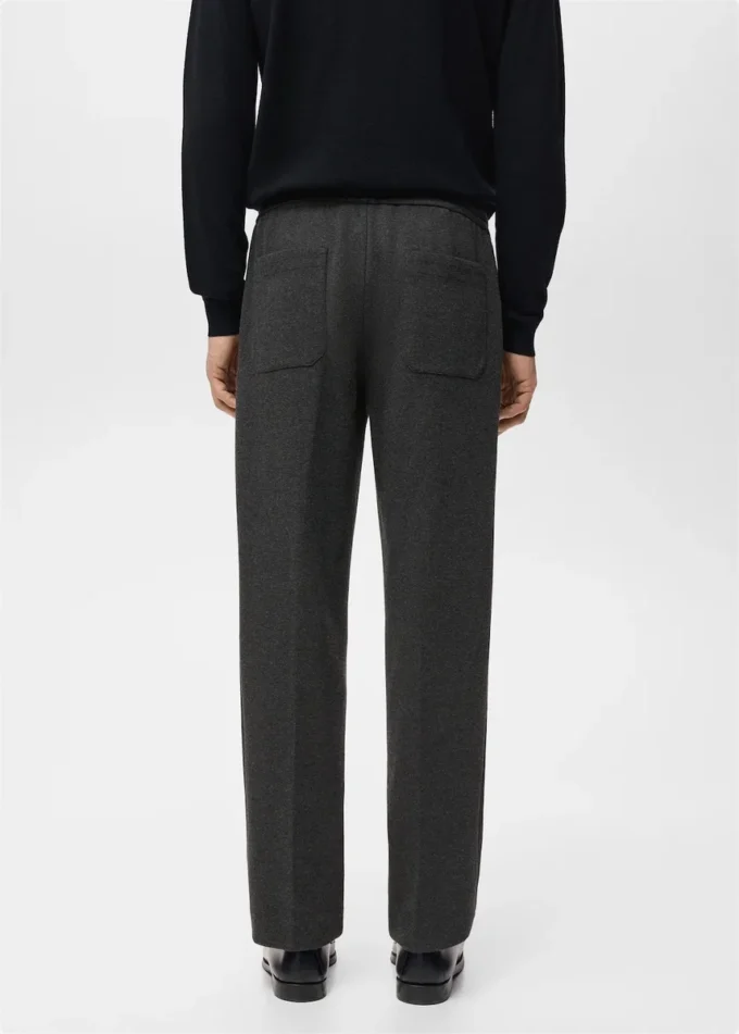 Flanell-Jogginghose mit Kordelzug Flanell-Jogginghose mit Kordelzug