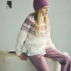 Flared-Hose aus Kunstsamt Flared-Hose aus Kunstsamt