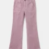 Flared-Hose aus Kunstsamt Flared-Hose aus Kunstsamt