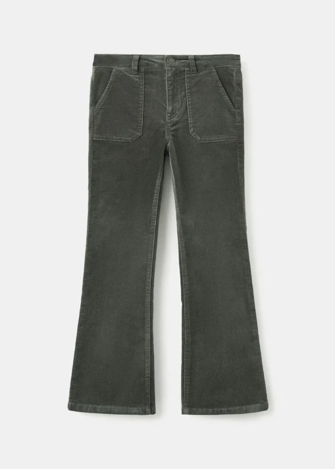 Flared-Hose aus Kunstsamt Flared-Hose aus Kunstsamt