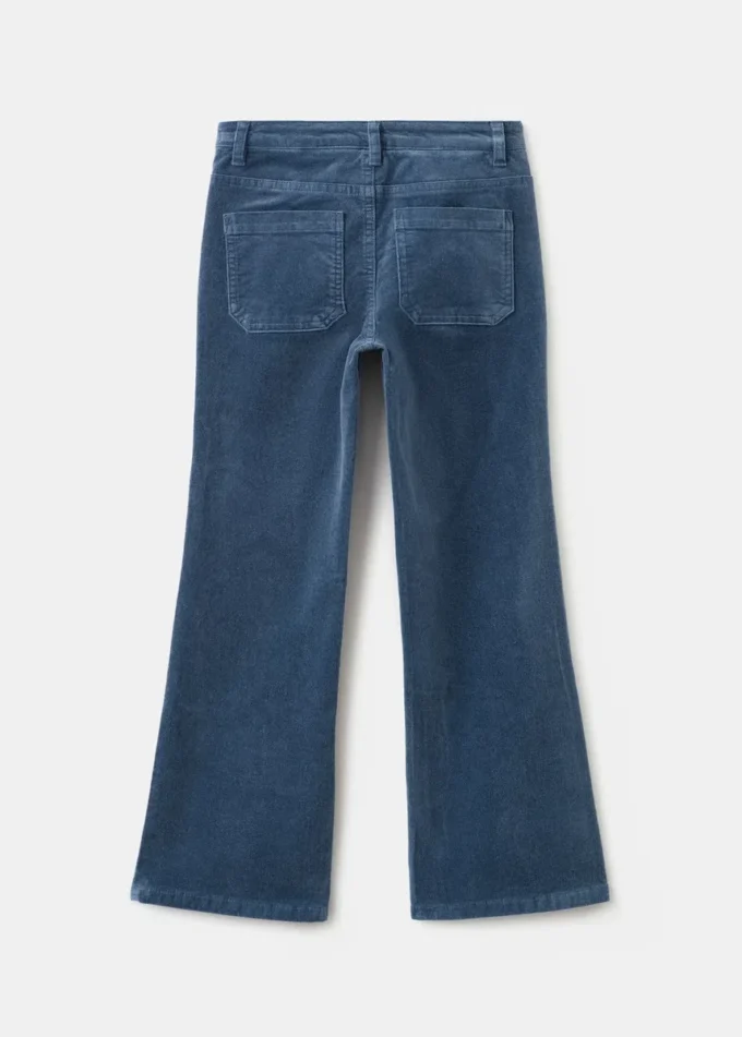 Flared-Hose aus Kunstsamt Flared-Hose aus Kunstsamt