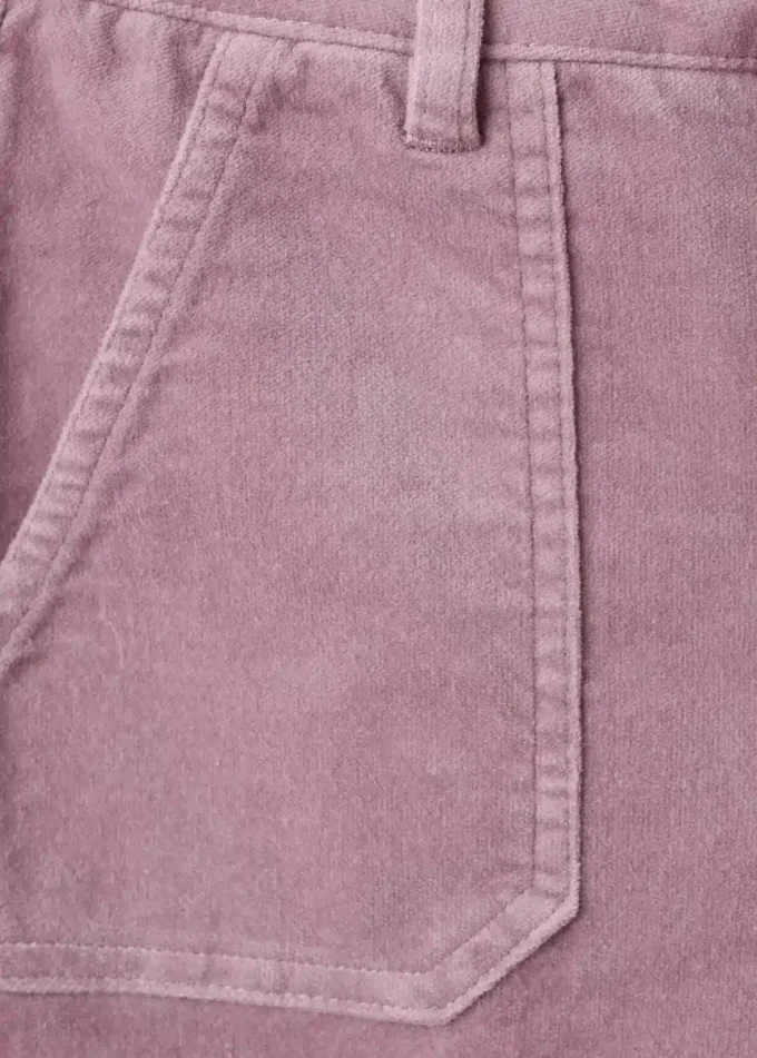 Flared-Hose aus Kunstsamt Flared-Hose aus Kunstsamt