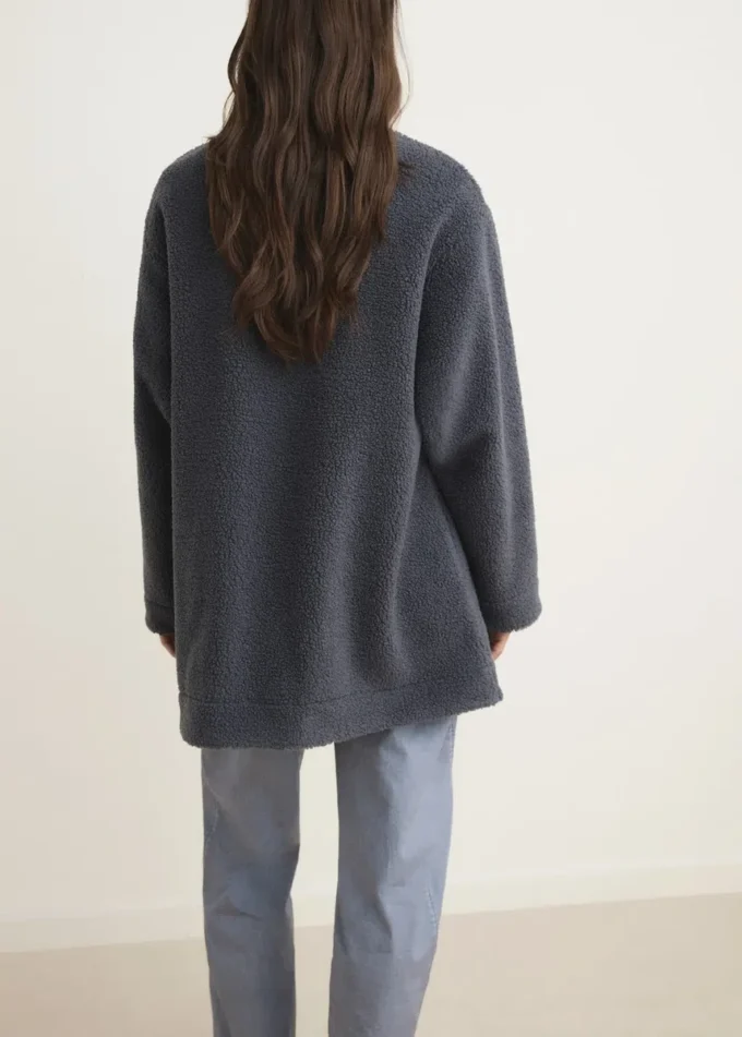 Fleece-Sweatshirt mit Reißverschluss Fleece-Sweatshirt mit Reißverschluss
