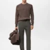 Fließende Hose mit normaler Passform Fließende Hose mit normaler Passform