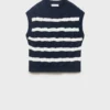 Geflochtene Strickweste Geflochtene Strickweste