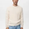 Geflochtener Strickpullover