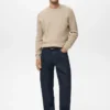 Geflochtener Strickpullover