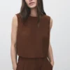 Geknöpftes Crop-Top