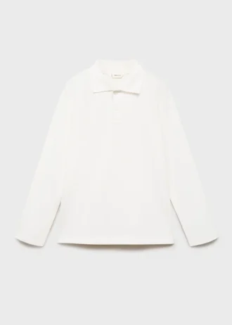 Geknöpftes Strick-Poloshirt
