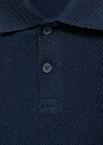 Geknöpftes Strick-Poloshirt
