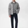 Gepolsterte Stoffjacke
