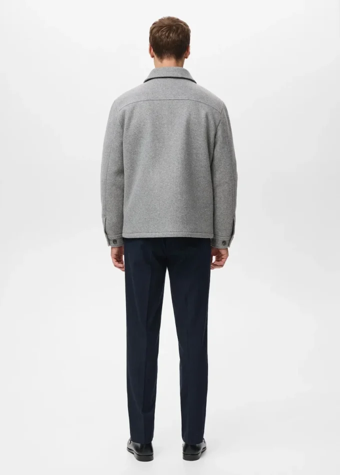 Gepolsterte Stoffjacke