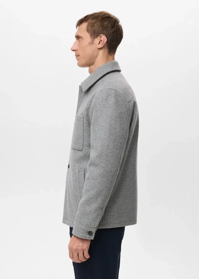Gepolsterte Stoffjacke
