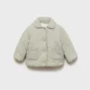 Gepolsterter Anorak mit Lammfellfutter Gepolsterter Anorak mit Lammfellfutter