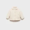 Gepolsterter Anorak mit Lammfellfutter Gepolsterter Anorak mit Lammfellfutter