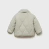 Gepolsterter Anorak mit Lammfellfutter Gepolsterter Anorak mit Lammfellfutter