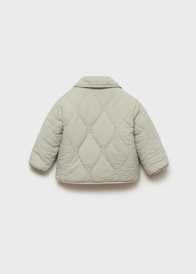 Gepolsterter Anorak mit Lammfellfutter Gepolsterter Anorak mit Lammfellfutter