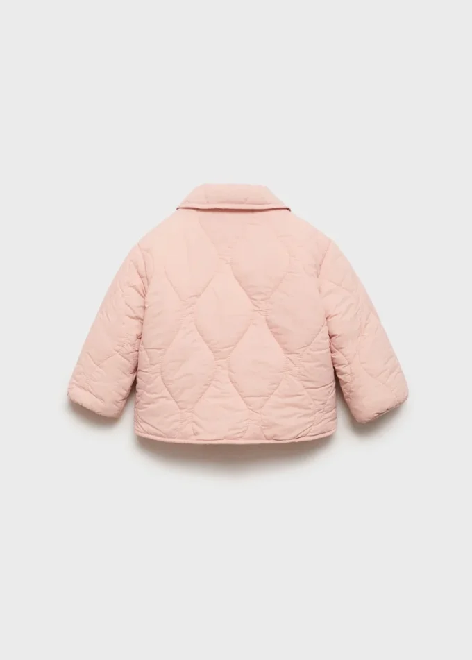 Gepolsterter Anorak mit Lammfellfutter Gepolsterter Anorak mit Lammfellfutter