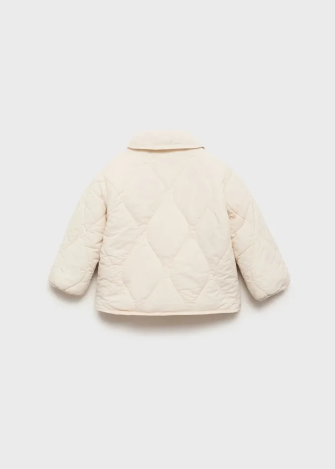 Gepolsterter Anorak mit Lammfellfutter Gepolsterter Anorak mit Lammfellfutter