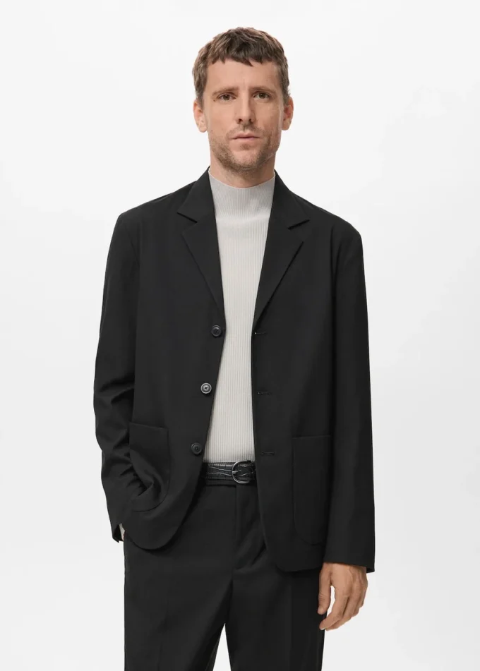 Gerade geschnittene Anzugjacke Gerade geschnittene Anzugjacke