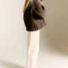 Gerade geschnittene Baumwollhose Gerade geschnittene Baumwollhose