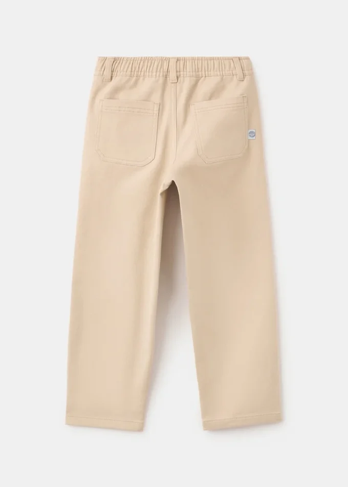 Gerade geschnittene Baumwollhose Gerade geschnittene Baumwollhose