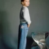 Gerade geschnittene Baumwolljeans