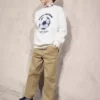 Gerade geschnittene Baumwolljeans Gerade geschnittene Baumwolljeans