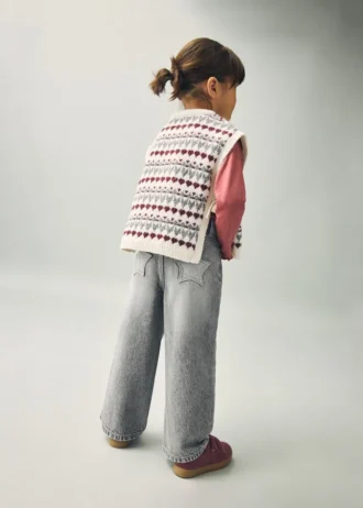 Gerade geschnittene Baumwolljeans