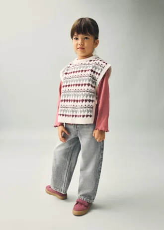 Gerade geschnittene Baumwolljeans