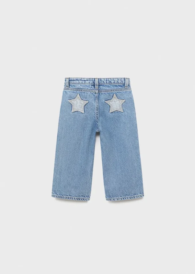 Gerade geschnittene Baumwolljeans