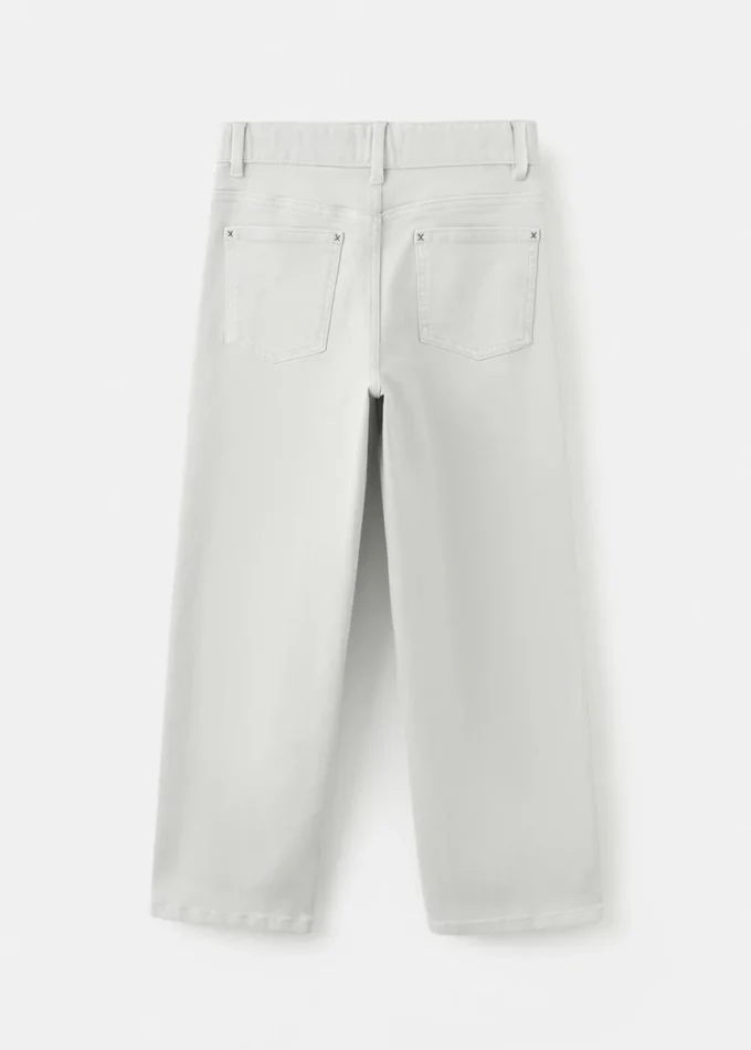 Gerade geschnittene Baumwolljeans Gerade geschnittene Baumwolljeans