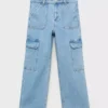 Gerade geschnittene Cargohose Gerade geschnittene Cargohose