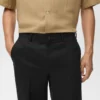 Gerade geschnittene Hose aus einer Mischung aus Leinen und Lyocell