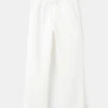 Gerade geschnittene Hose aus Leinenmischgewebe Gerade geschnittene Hose aus Leinenmischgewebe