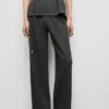 Gerade geschnittene Hose mit elastischem Bund Gerade geschnittene Hose mit elastischem Bund