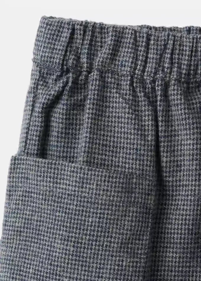 Gerade geschnittene Hose mit Hahnentrittmuster Gerade geschnittene Hose mit Hahnentrittmuster