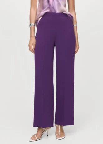 Gerade geschnittene Hose mit hoher Taille