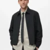 Gerade geschnittene Jacke mit Taschen